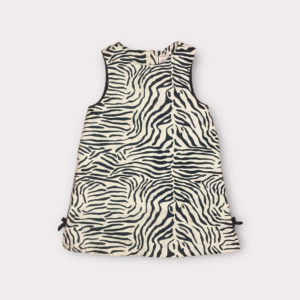 Gymboree Vintage 2003 Zebra Animal Print Sleeveless Dress